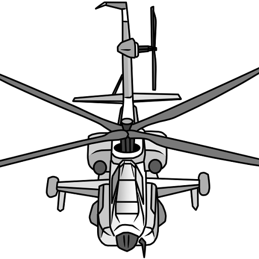 Draw Aircrafts: Helicopter logo