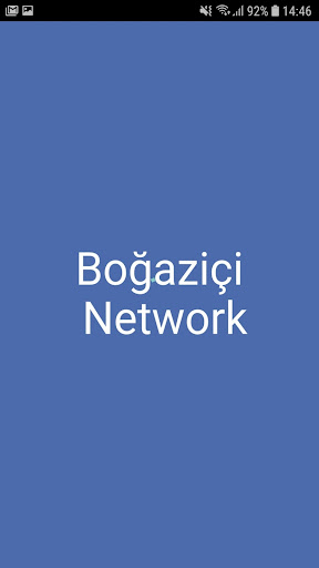Android application Boğaziçi Network screenshort