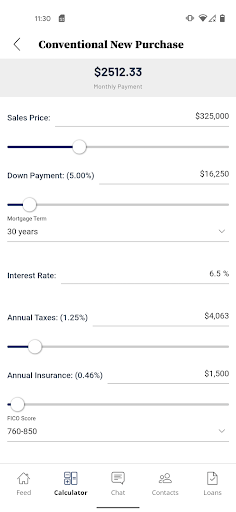 Presidential Bank Mortgage Screen 3