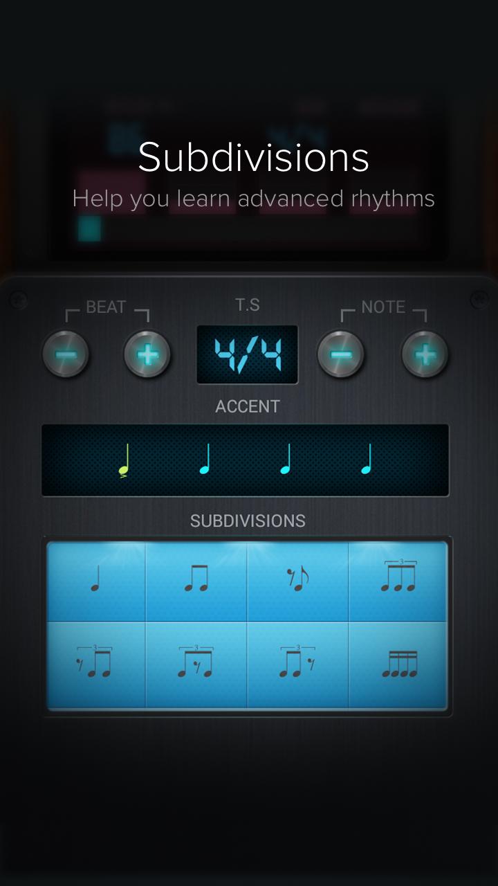 Android application Pro Metronome screenshort