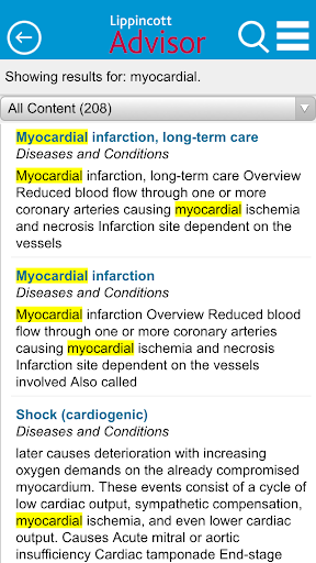 Lippincott Nursing Advisor screenshot 2