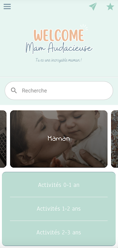 Android application Mam Audacieuses screenshort