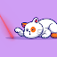 Cat games. Laser for cat. Joke