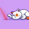 Cat games. Laser for cat. Joke