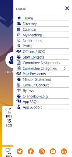 OBC Membership App Screen 3