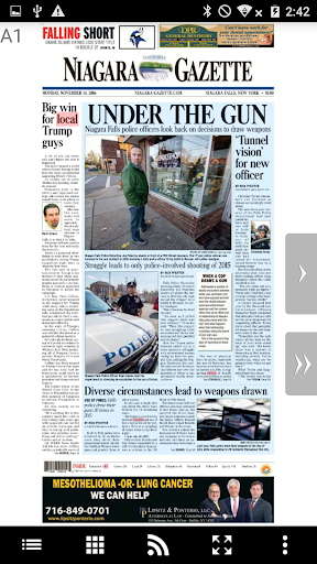 Android application Niagara Gazette screenshort