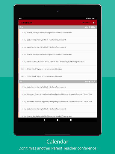 Android application Muenster ISD School District screenshort