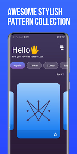 Android application Stylish Pattern Lock maker screenshort