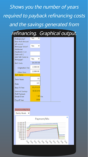 Mortgage Payoff Analyzer Screen 3