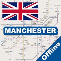Manchester Tram Train Bus Map