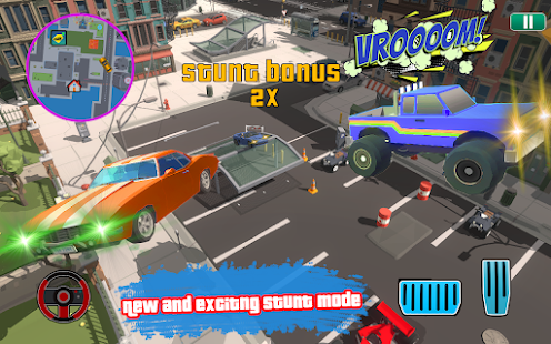 Grand City Theft War: Polygon Open World Crime 2.1.7 Screenshots 16