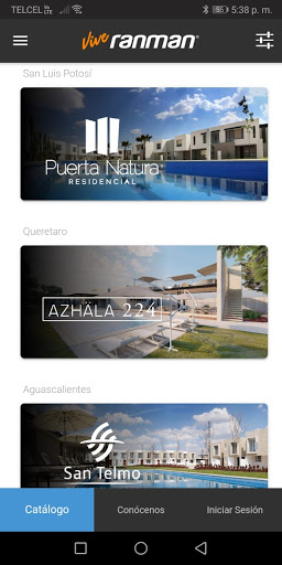 Android application Vive Ranman screenshort