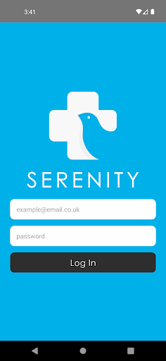 Android application Serenity Carer Hub screenshort