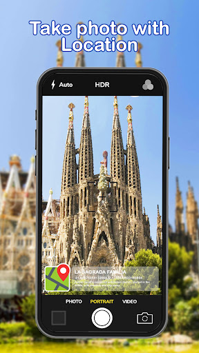 GPS Camera: Map & Timestamp Screenshot 2 - AppWisp.com