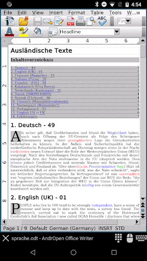 Android application DoCAN Office screenshort