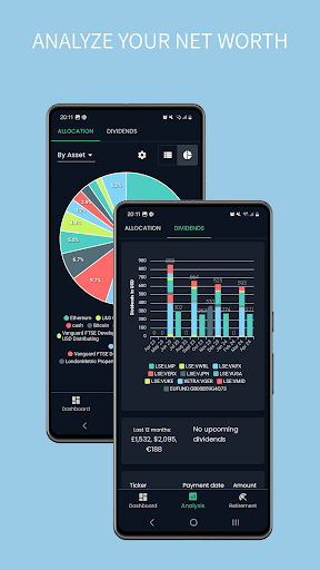 Android application TrackMyStack Net Worth Tracker screenshort