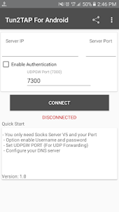Tun2TAP Socks/HTTP to VPN