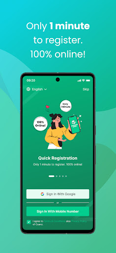 Android application Cuanz : Social Invest Platform screenshort