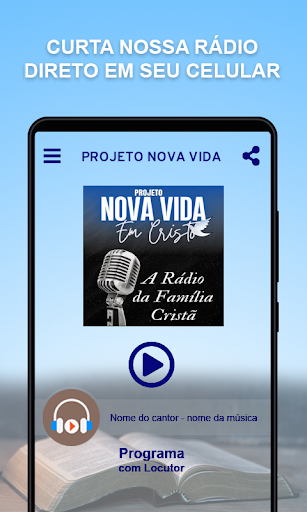 Android application Projeto Nova Vida screenshort