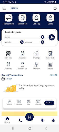 Android application ETAH URBAN BANK MERCHANT screenshort