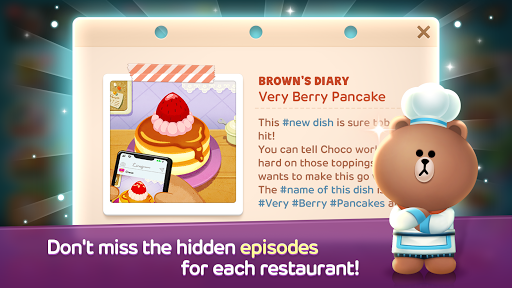 LINE CHEF Enjoy cooking with Brown! 1.11.0.16 screenshots 3