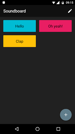 Android application Custom Soundboard screenshort