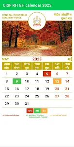 CISF RH GH Calendar 2023