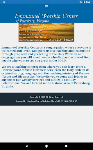 Emmanuel Worship Center Screen 2
