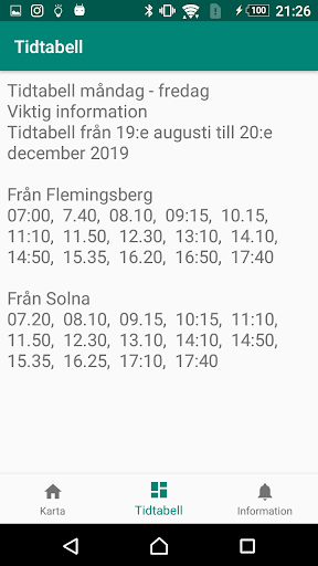 Pendelbussen Screen 2