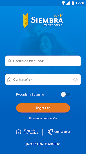 Android application Mi Siembra screenshort