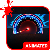 Speedometer Animated Keyboard + Live Wallpaper icon