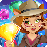 Jewels Detective 🐾 Match 3 icon