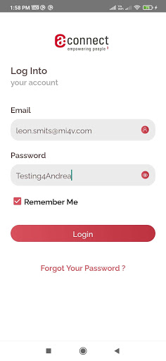MyConnect Screen 3