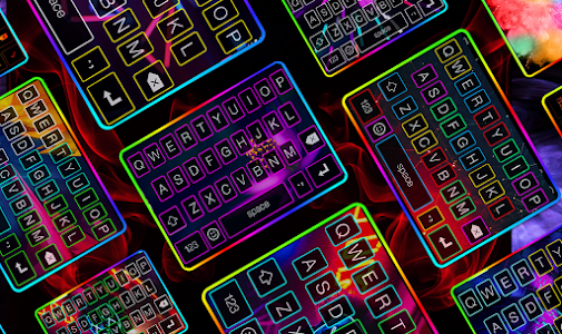 Neon Led Keyboard: Color Theme Unknown