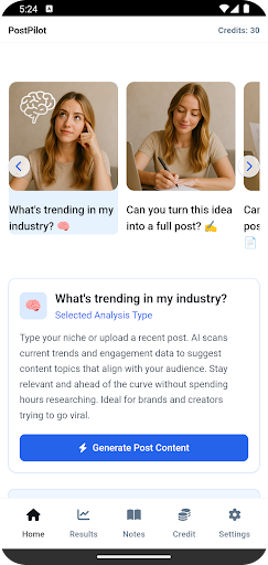 PostPilot AI Post Generator