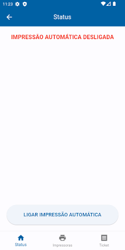 Android application Impressão Automática screenshort