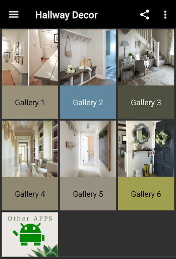 Android application Hallway Decor screenshort