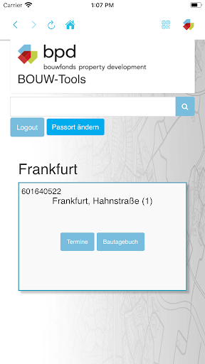 Android application BOUW Tools screenshort