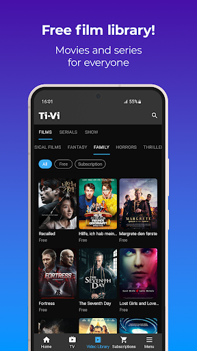 Android application Ti-Vi screenshort