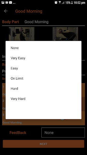 GYM Information System Screen 3