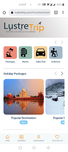 Android application Lustre Trip screenshort