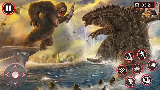 King Kong Godzilla Fight Game