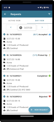 Android application FieldGo screenshort