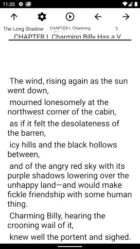 Book, The Long Shadow Screen 2