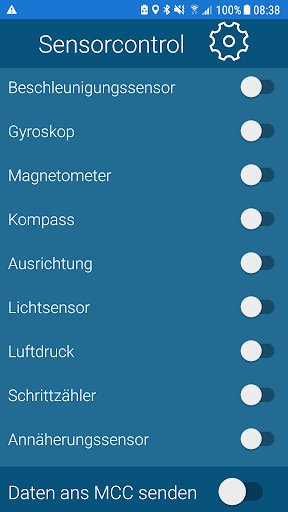 Mobile Control Center MCC – DE Screen 2