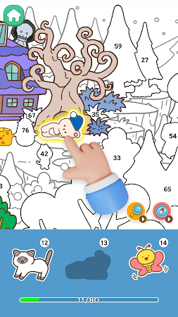 Game screenshot Sticker Town Puzzle:Color Book hack