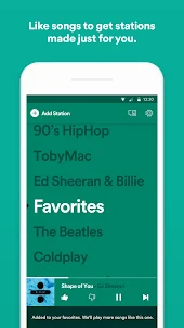 Spotify Stations: Streaming mu