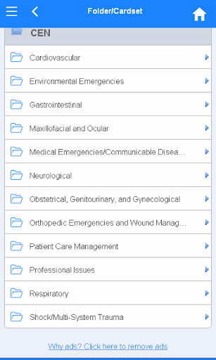 Screenshot of CEN Flashcards