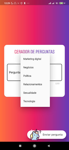 Gerador de perguntas - IG