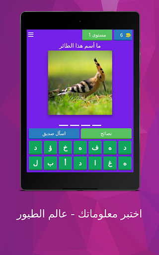 إختبر معلوماتك - عالم الطيور